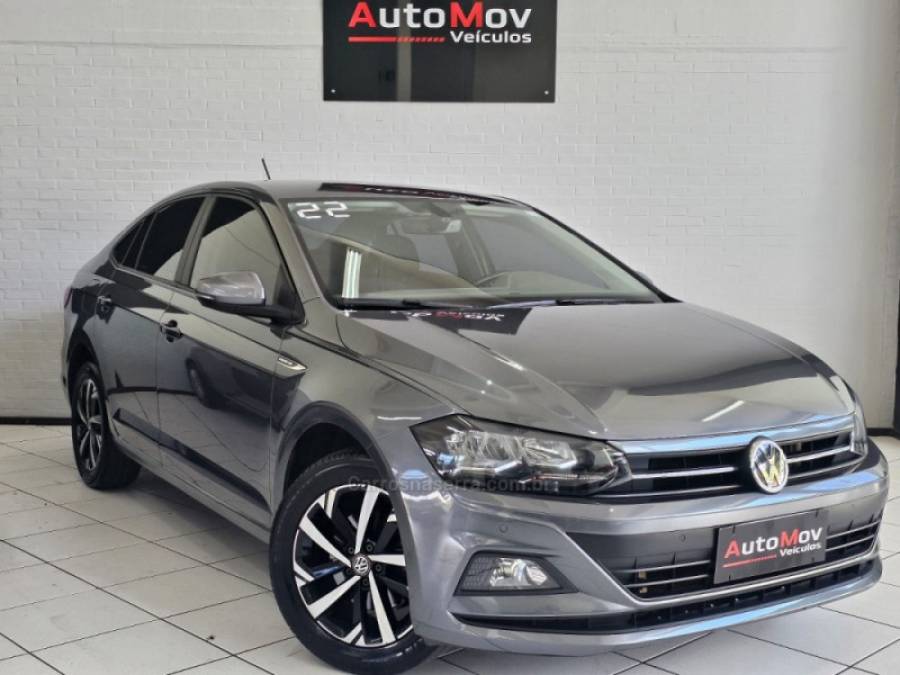 VOLKSWAGEN - VIRTUS - 2021/2022 - Cinza - R$ 91.900,00